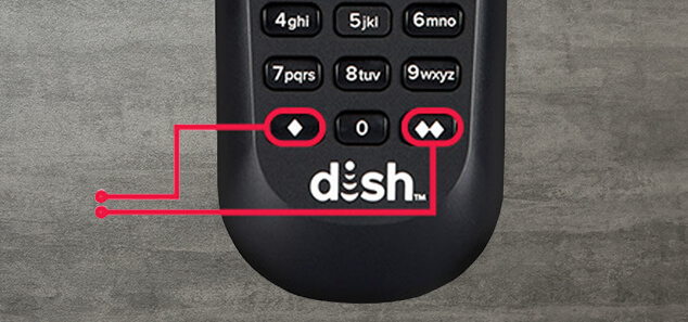 Older women using the dish voice remote