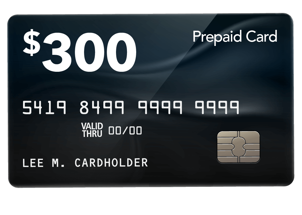 P2 Black Card 300 Prepaid card